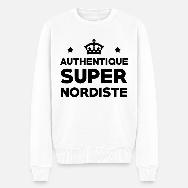 Authentique Super Nordiste - Pull Premium bio Homme - blanc