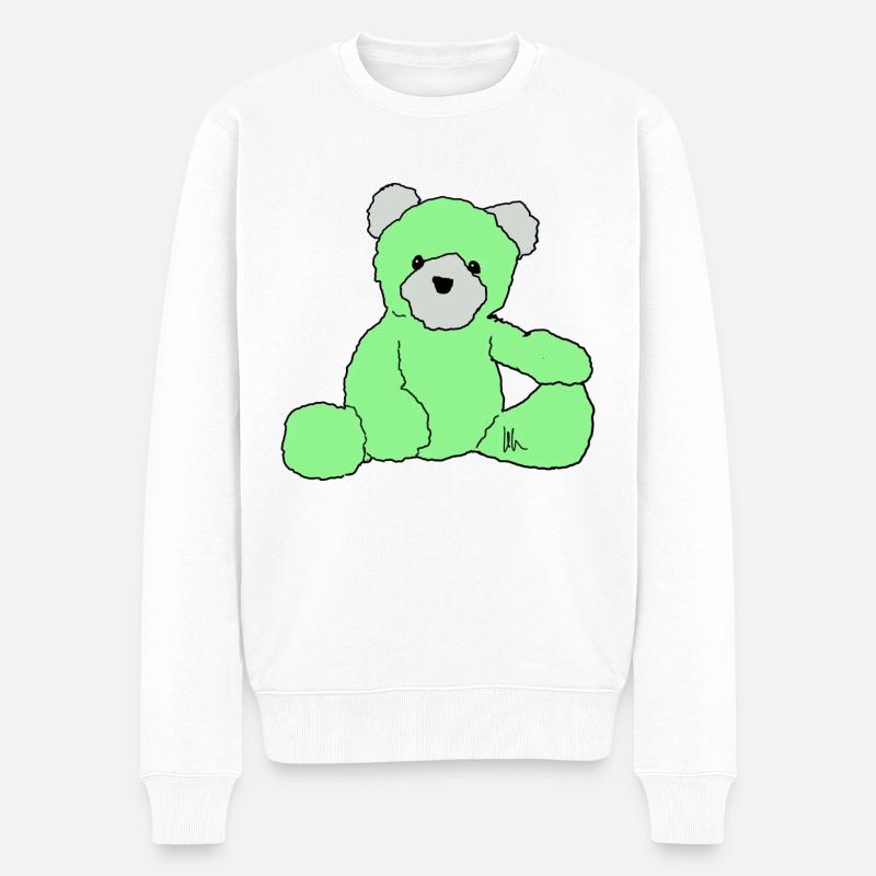 Teddy - Pull Premium bio Homme - blanc