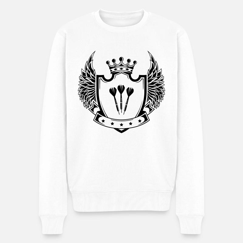 Armoiries de Dart - Pull Premium bio Homme - blanc