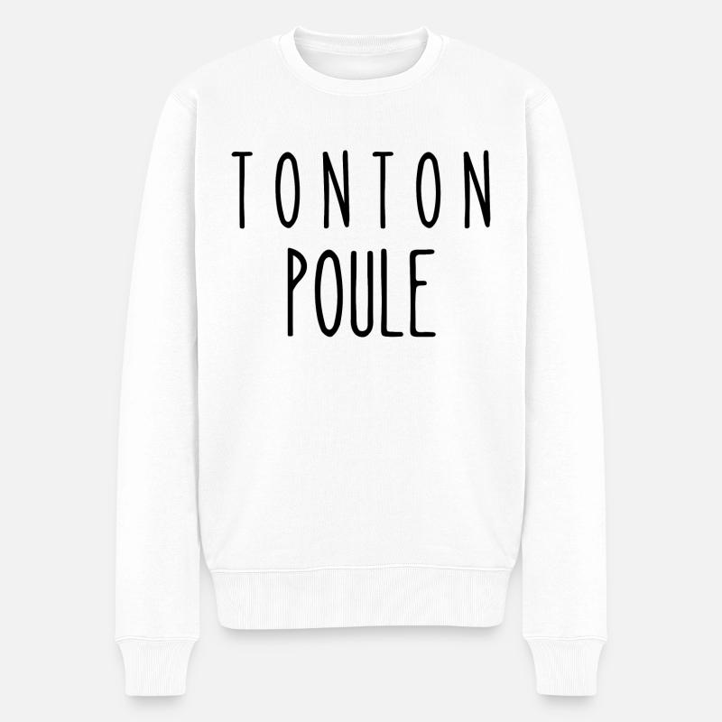 tonton poule - Pull Premium bio Homme - blanc