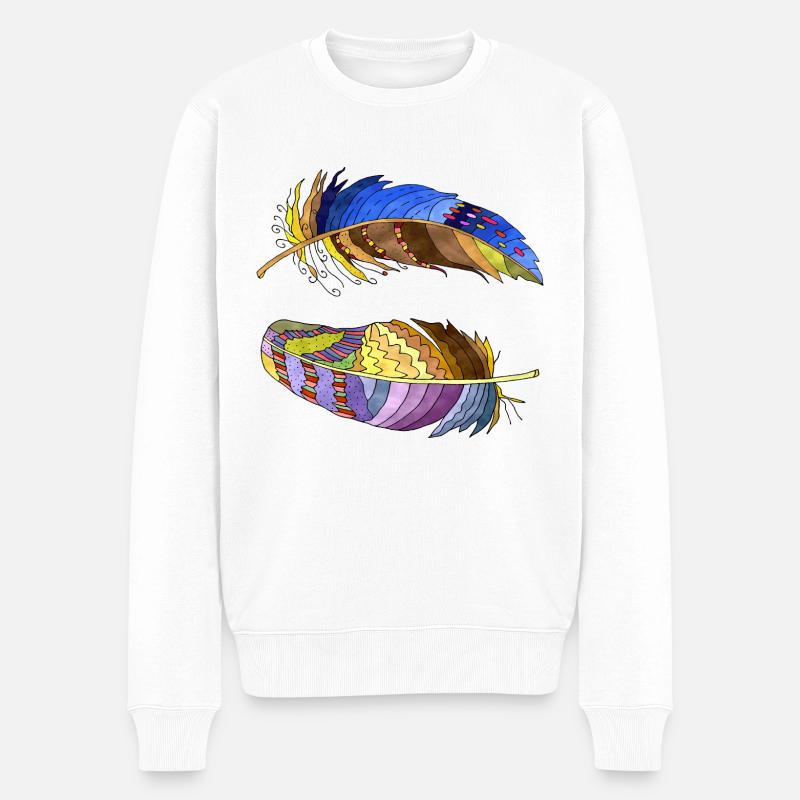 Stylo - Pull Premium bio Homme - blanc