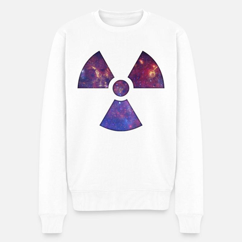 Nuke - Männer Premium Bio Pullover - Weiß