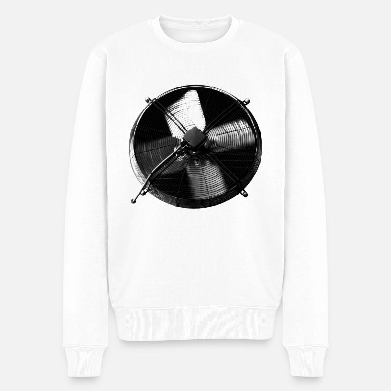 ÉVENTAIL - Pull Premium bio Homme - blanc