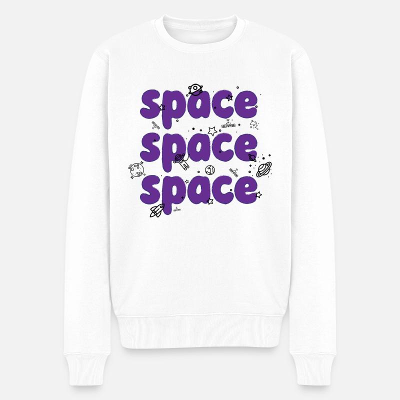 Espace - Pull Premium bio Homme - blanc