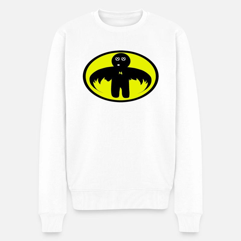 Alsace Super M - Männer Premium Bio Pullover - Weiß