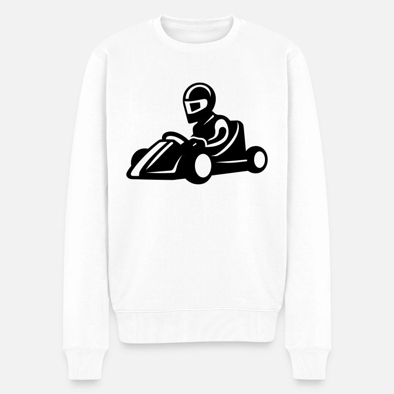 Kart - Pull Premium bio Homme - blanc