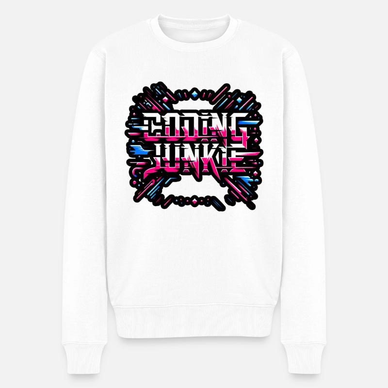 Accro au codage 15 - Pull Premium bio Homme - blanc