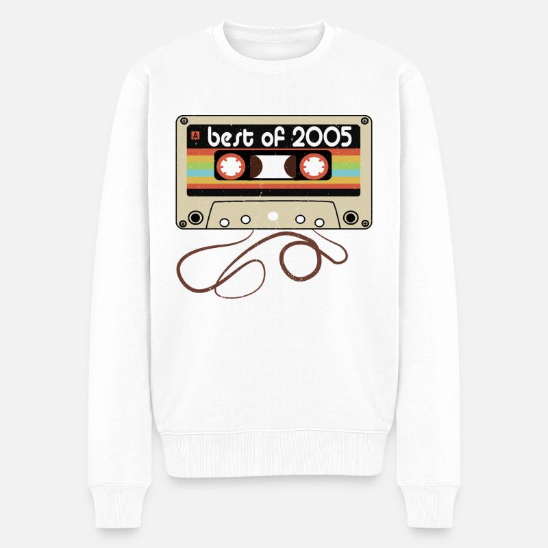 Millésime légendaire 2005 - Pull Premium bio Homme - blanc