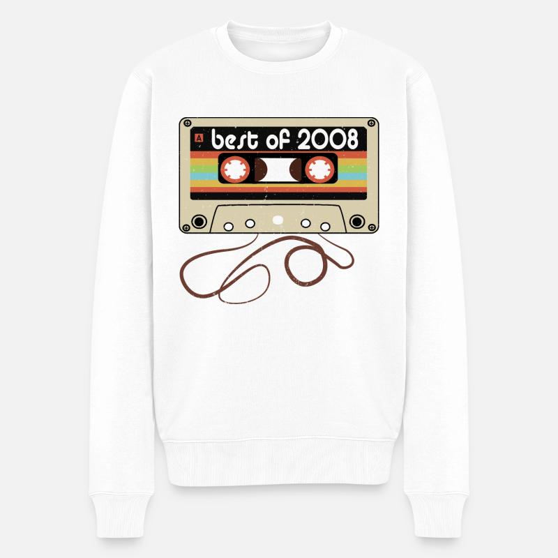 Millésime légendaire 2008 - Pull Premium bio Homme - blanc
