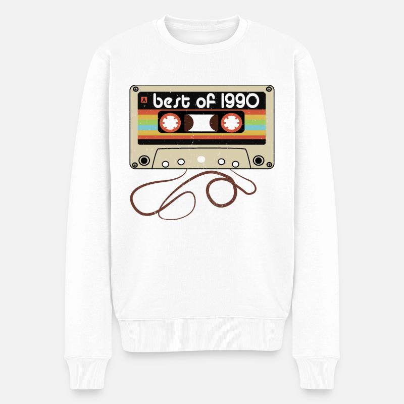 Millésime légendaire 1990 - Pull Premium bio Homme - blanc