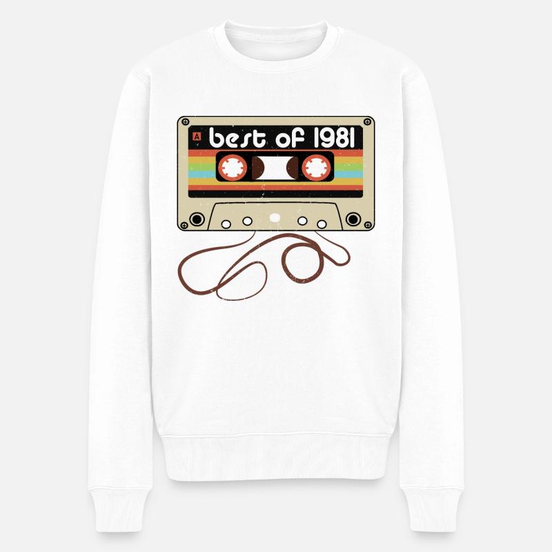 Millésime légendaire 1981 - Pull Premium bio Homme - blanc