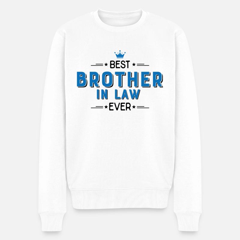 beau-frère - Pull Premium bio Homme - blanc