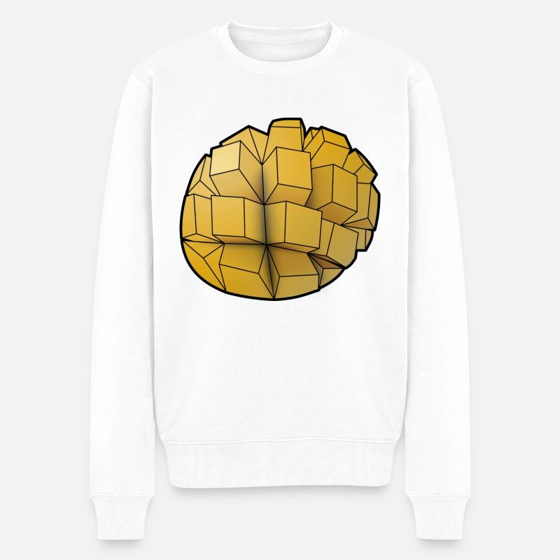 Mangue - Pull Premium bio Homme - blanc