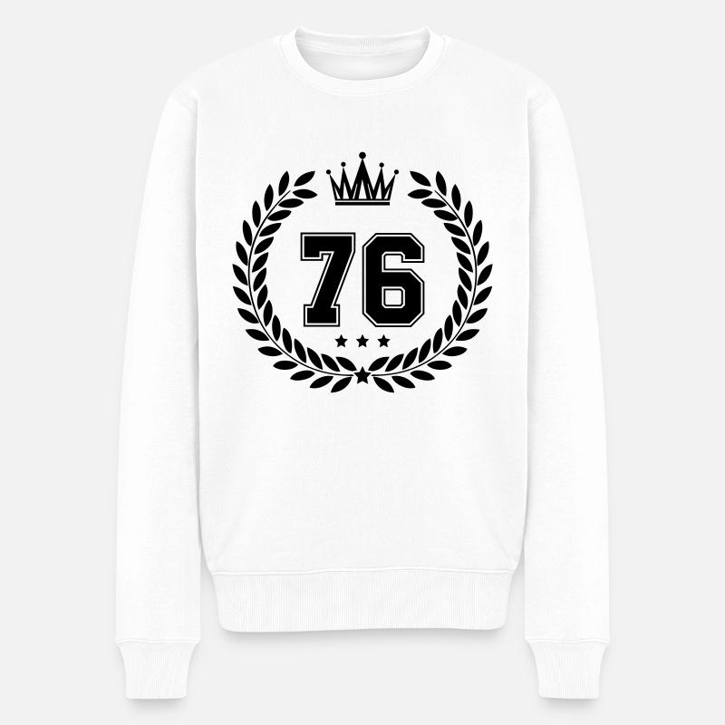 Armoiries 76 - Pull Premium bio Homme - blanc