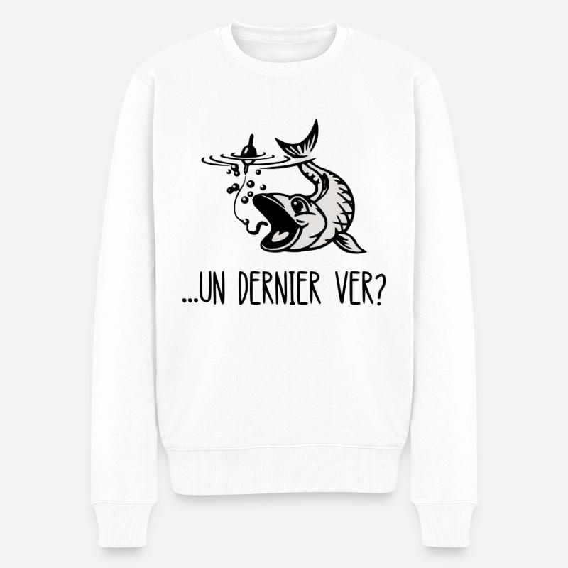un dernier ver - Pull Premium bio Homme - blanc