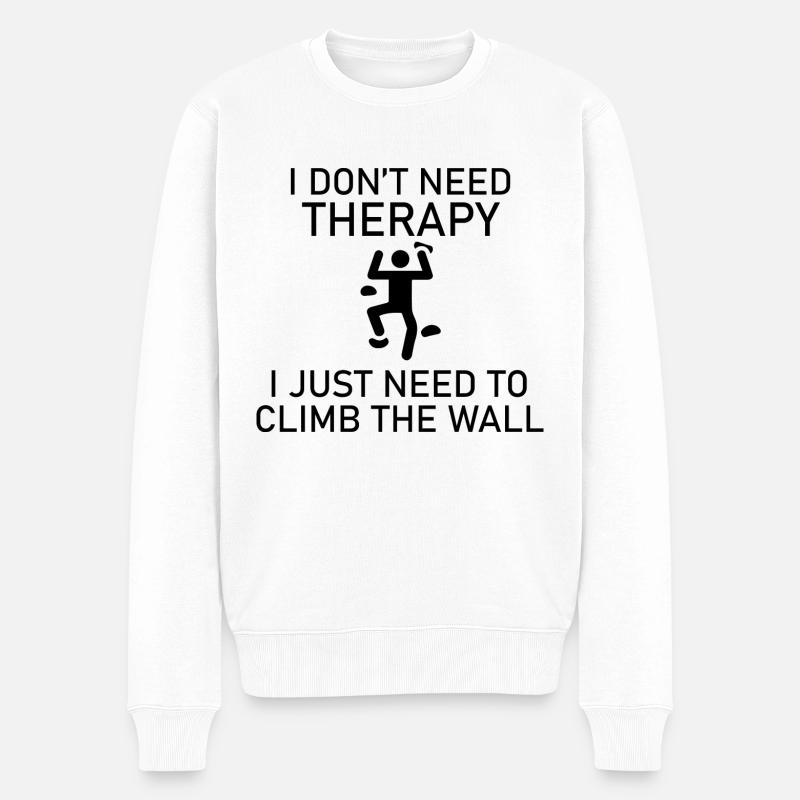 Escalade de bloc - Pull Premium bio Homme - blanc