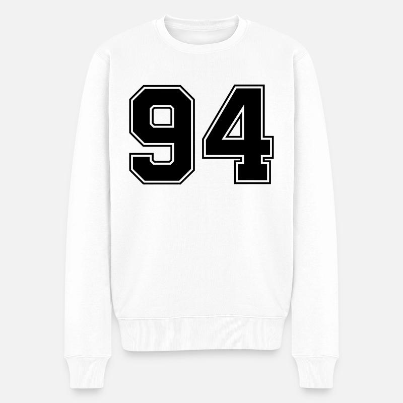 94 - Pull Premium bio Homme - blanc