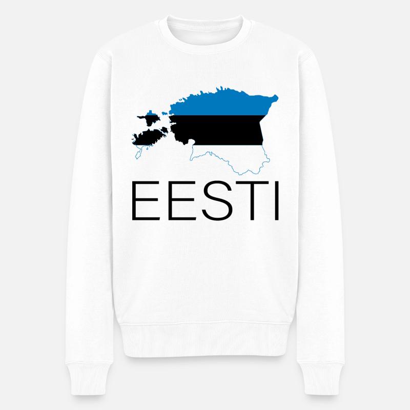 eesti - Pull Premium bio Homme - blanc