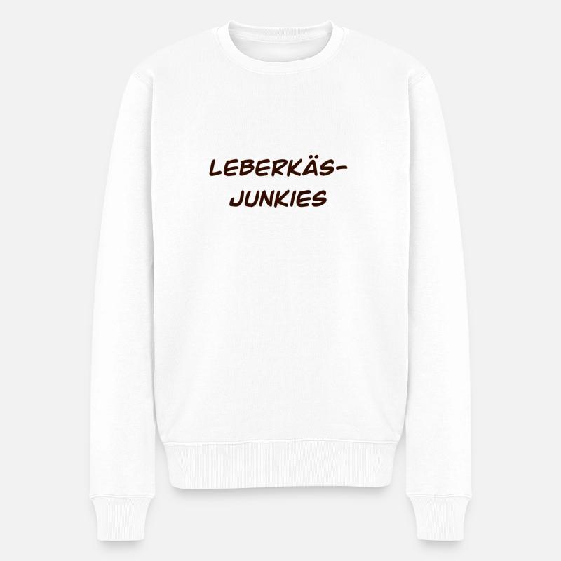 leberkäs junkies - Männer Premium Bio Pullover - Weiß
