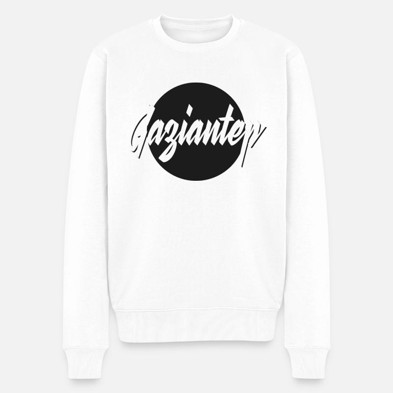 Gaziantep - Pull Premium bio Homme - blanc