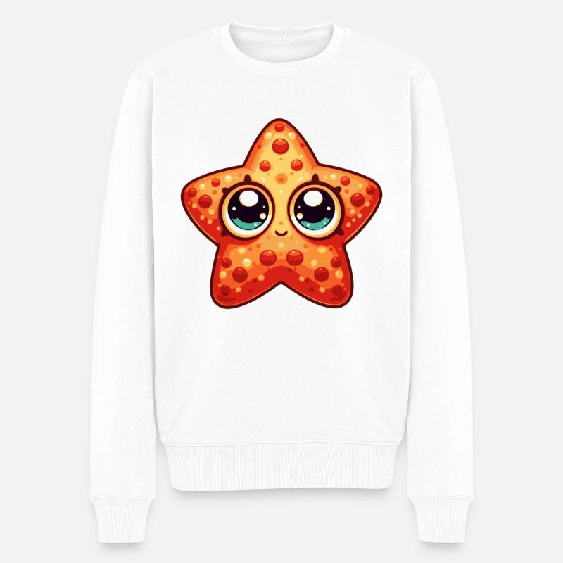 Bébé étoile de mer - Pull Premium bio Homme - blanc