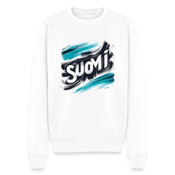 Suomi Finlande Finlande - Pull Premium bio Homme - blanc - Devant - Thijin (182cm)