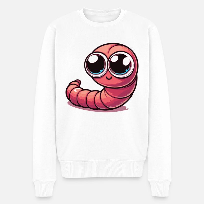 Petit ver - Pull Premium bio Homme - blanc