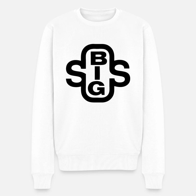 GROSSE SIS - Männer Premium Bio Pullover - Weiß