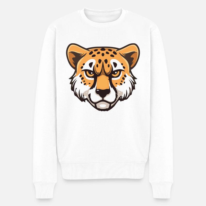 Guépard - Pull Premium bio Homme - blanc