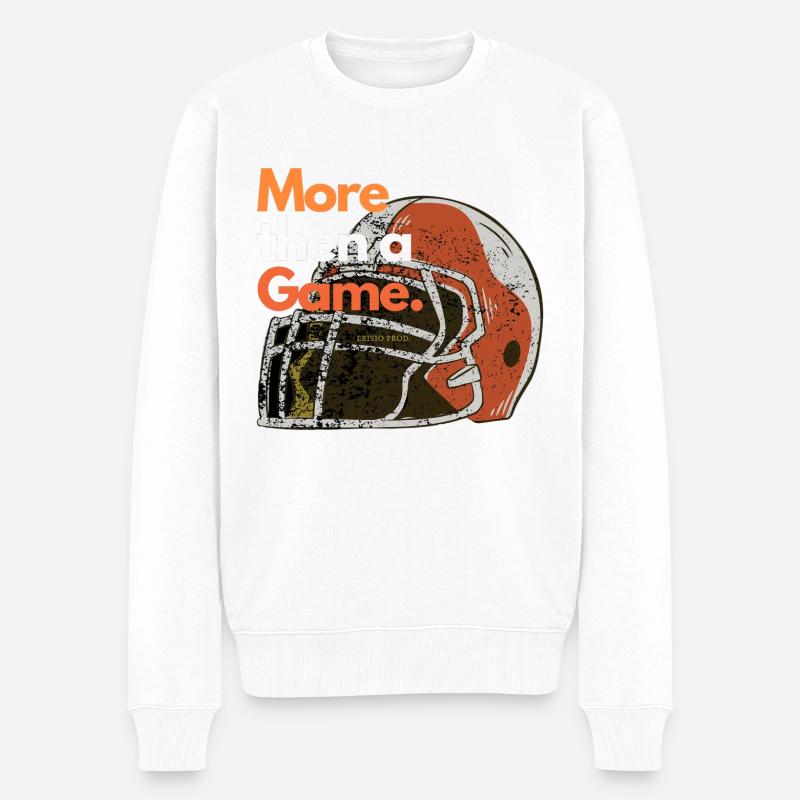 Plus qu’un jeu - Pull Premium bio Homme - blanc