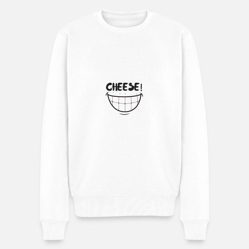 FROMAGE - Pull Premium bio Homme - blanc