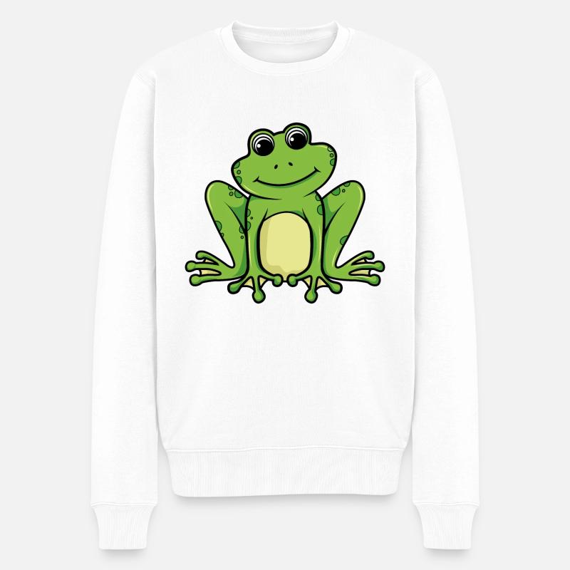 grenouille - Pull Premium bio Homme - blanc