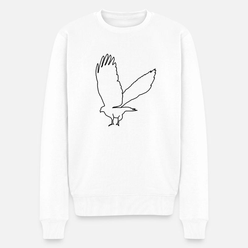 buse - Pull Premium bio Homme - blanc