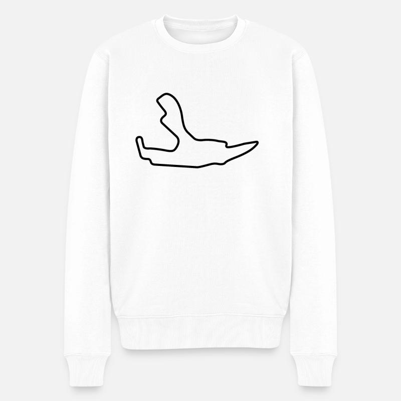 Circuit de Belgique - Pull Premium bio Homme - blanc