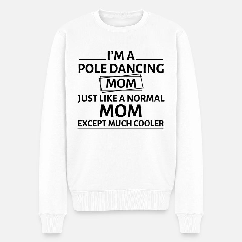 Dancing Dance Music - Männer Premium Bio Pullover - Weiß