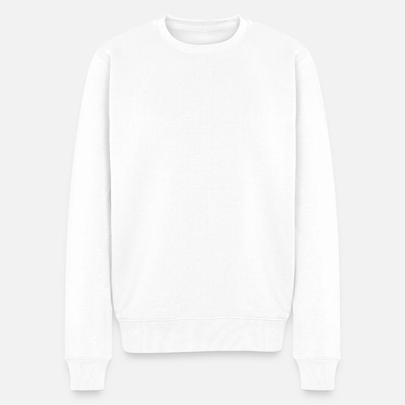 Battez-le Nerd 12 - Pull Premium bio Homme - blanc