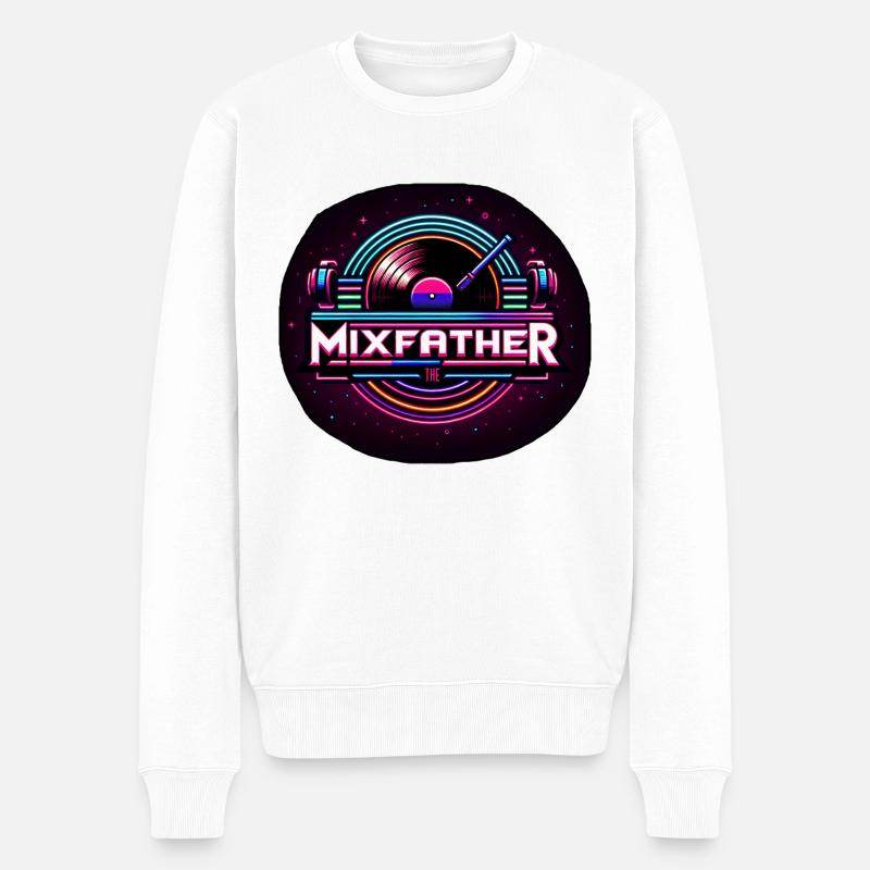 Le Mixfather 12 - Pull Premium bio Homme - blanc