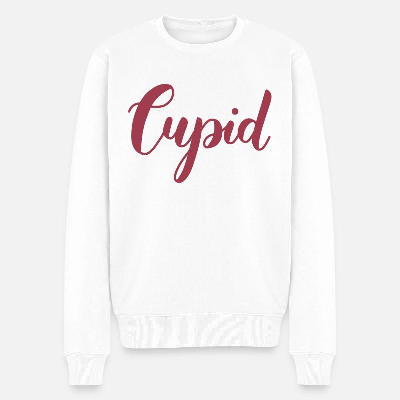 Cupid - Pull Premium bio Homme - blanc