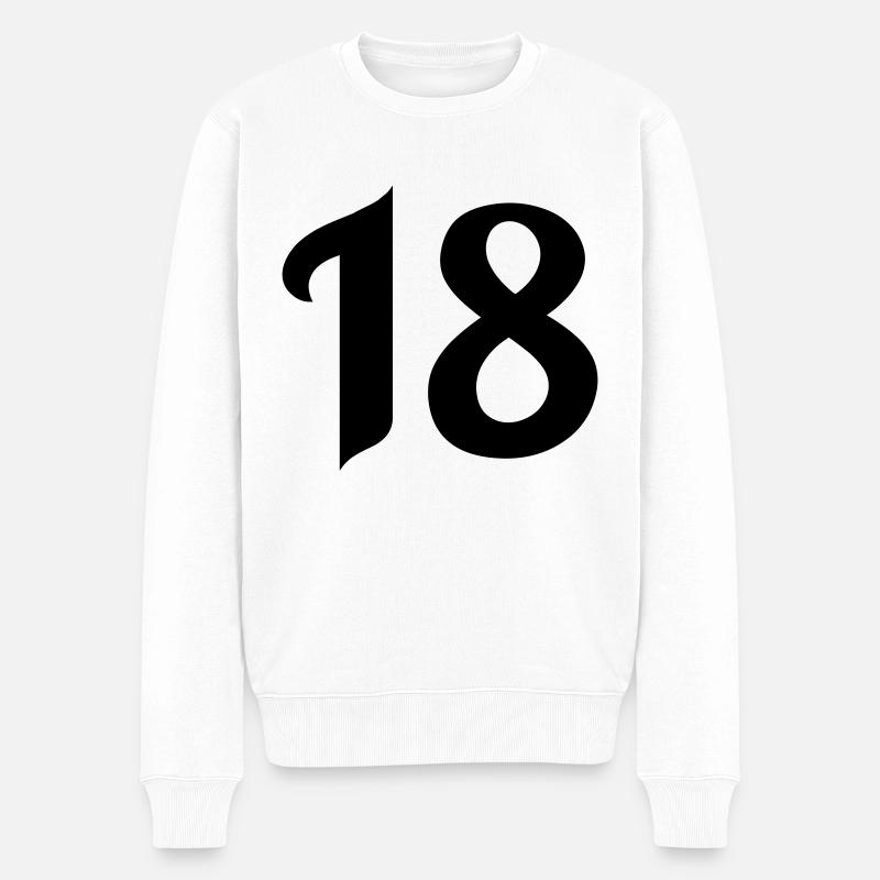 18 - Pull Premium bio Homme - blanc