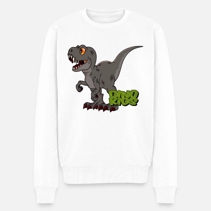 Bébé T-Rex - Pull Premium bio Homme - blanc