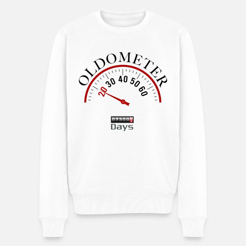 Oldometer 20e anniversaire - Pull Premium bio Homme - blanc