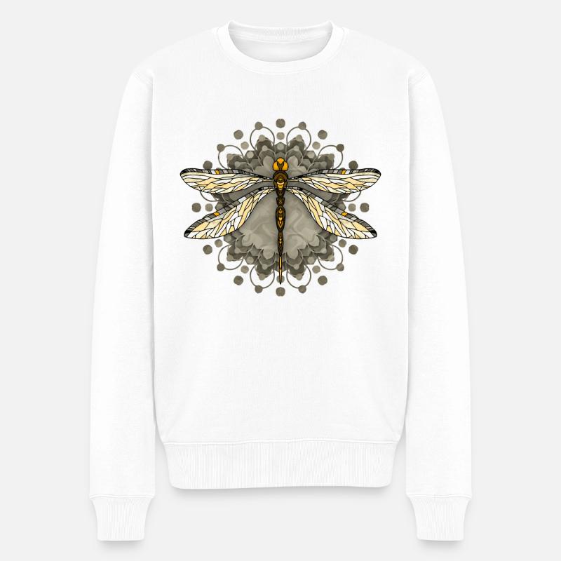 Libellule - Pull Premium bio Homme - blanc