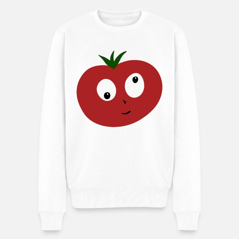 tomate folle - Pull Premium bio Homme - blanc