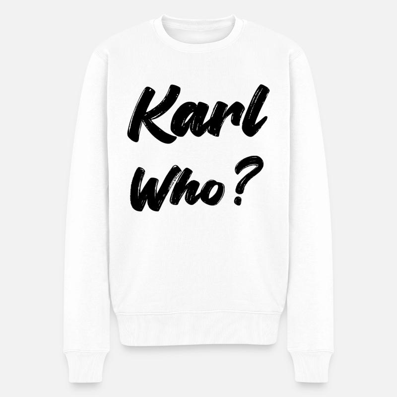 Karl qui ? - Pull Premium bio Homme - blanc