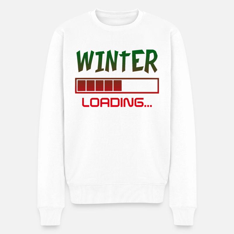Hiver - Pull Premium bio Homme - blanc