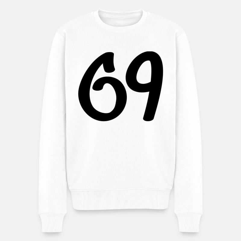 69 - Pull Premium bio Homme - blanc