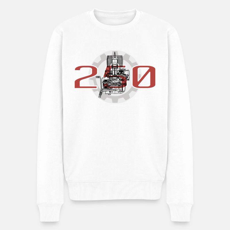 Simson MZ 250 - Pull Premium bio Homme - blanc