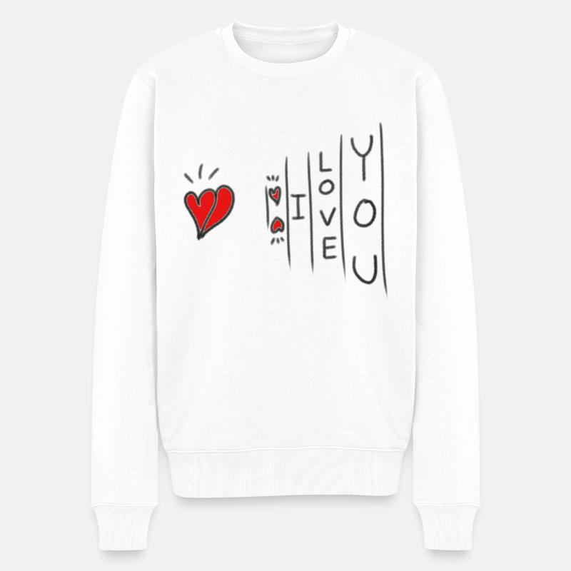 Libeb&herz - Pull Premium bio Homme - blanc