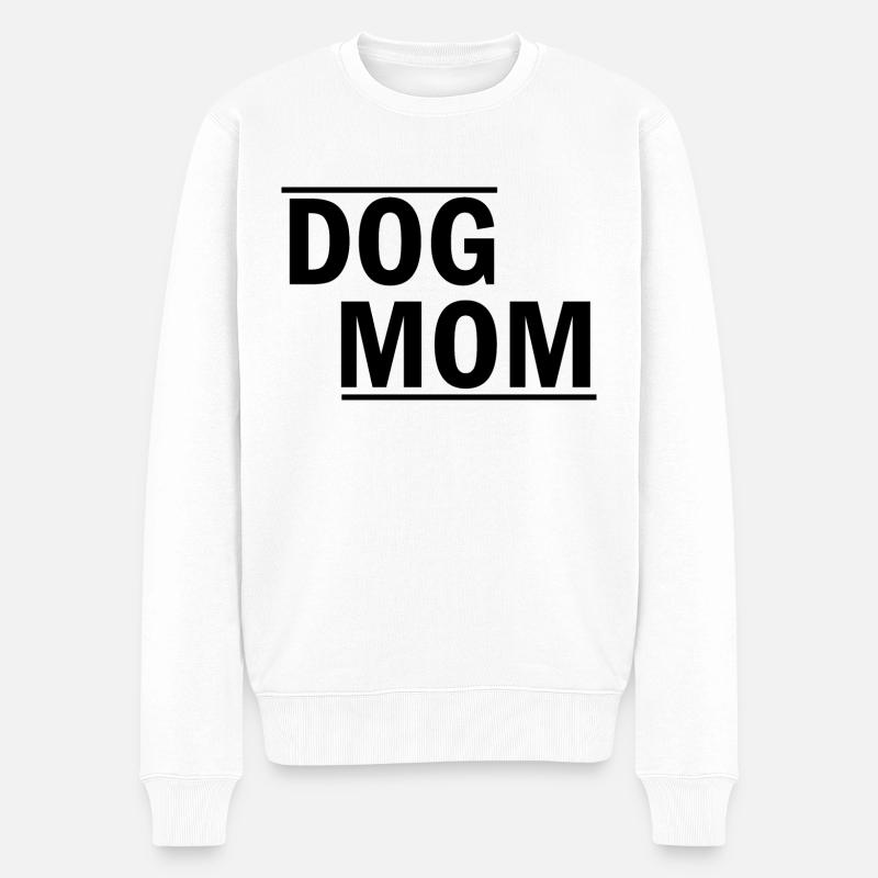 Hund Dog - Männer Premium Bio Pullover - Weiß