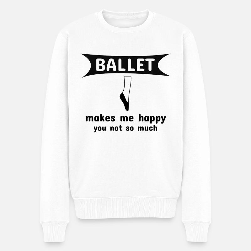 Danse Danse Musique - Pull Premium bio Homme - blanc